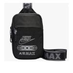 Sacoche - nike air max - mini sac � bandouli�re - noir argent� - toile enduite - adulte