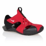 Nike sandales sunray protect 2 - gar�on - noir et rouge