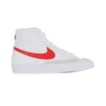 Sneakers - nike - blazer mid 77 - cuir - blanc - confort exceptionnel