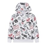 Nike sweat � capuche graffiti tag blanc - 9q1203 - 001