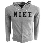 Nike sweat � capuche et zip collegiate gris - 9q1097 - 042