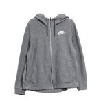 Nike womens unbuttoned hooded sweatshirt sports grey s Nike womens unbuttoned hooded sweatshirt sports grey s