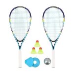 Nils extreme set speedminton nrs005 : 2 raquettes 1 volant 1 marqueur 1 balle et 1 housse nils