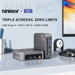 Ninkear m7 mini pc avec amd ryzen 5 7430u 16gb ram 512gb ssd win 11 pro