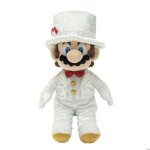 Nintendo together + - peluche mario odyssey - mario en tenue de mariage avec boite 35cm