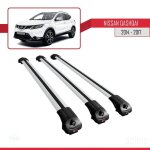 Compatible avec nissan qashqai 2 (j11) pre - facelift 2014 - 2017 ace - 1 barres de toit porte - bagages ...