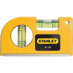 Niveau  bulle de poche stanley - 0 - 42 - 130 - 87 cm - fioles faciles  lire
