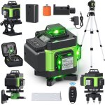 Niveau laser 4 x 360° niveau laser 4d 16 lignes auto - nivelant 2 piles niveau laser vert Étanche et ... Niveau laser 4 x 360° niveau laser 4d 16 lignes auto - nivelant 2 piles niveau laser vert Étanche et ...