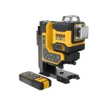Niveau laser multilignes 3 x 360 avec faisceau vert et tlcommande - dewalt - sans batterie ni chargeur ...