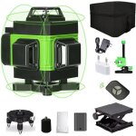 Niveau laser niveau laser � nivellement vertical � 8 lignes avec 1 piles rechargeables de 2 600 mah t�l�comman ...