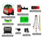 Niveau laser rotatif - oem - kit de faisceau vert 2 - 500 m - auto - nivelant - 360 degr�s