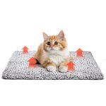 Nobleza coussin auto - chauffant pour chat & chien tapis couverture thermique confortable et cologique ...