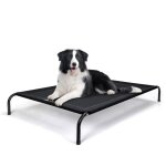 Nobleza - lit chien surlev lit surelever pour chien lit de camp pour chiens chats 124x90x20cm