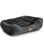 Nobleza - pannier chien panier pour chiens moyen taille noir 87x77cm