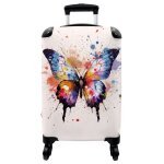 Valise enfant cabine - noboringsuitcases - bagage � main 55x35x20cm - l�g�re et rigide - avec 4 roulettes ...