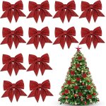 Noeud rouge noel 12 pièces noeud sapin noel 12x14cm noeud rouge sapin de noel noeud noel arcs de noël ... Noeud rouge noel 12 pièces noeud sapin noel 12x14cm noeud rouge sapin de noel noeud noel arcs de noël ...
