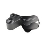 (noir)30 x 60 loupe bijoutier led loupe eclairante horloger gemmes bijoux pierres timbres pieces montres ...