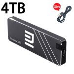 Noir 4 to - xiaomi - disque dur externe ssd portable haute vitesse usb 2023 type - c interface de stockage ...