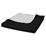 (noir)desus - de - lit / couette - magnifique couvre - lit à double face matelassé noir / blanc 230x260 ... (noir)desus - de - lit / couette - magnifique couvre - lit à double face matelassé noir / blanc 230x260 ...