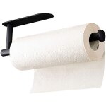 Noir - porte sopalin support essuie tout mural ou auto - adhsifporte rouleau papier cuisine acier inoxydable. ...