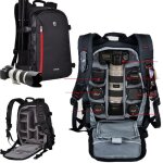 Noir sac a dos appareil photo reflex imperméable pour canon pour nikon. sac de voyage. sac photo bandoulière ... Noir sac a dos appareil photo reflex imperméable pour canon pour nikon. sac de voyage. sac photo bandoulière ...