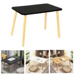 Noir table � th� tatami table basse de caf� rectangulaire en bois table dappoint de balcon fenetre pour ...