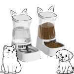 Nomipaw distributeur de croquettes chatdistributeur deau chien 3. 85l - automatique par gravit� - bol ...