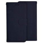 Nonovivi - �tui � languette - simili cuir - apple iphone 14 pro max - bleu - fermeture magn�tique -