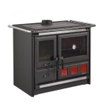 Nordica extraflame cuisini�re � bois 11kw noir anthracite - rosaxxl. 16aciernoiranthra