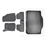 Norm liners tapis en caoutchouc tpe tous temps + kit bac de coffre pour opel mokka / mokka x ab 2012