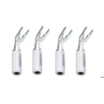 Norstone fourches jura - lot de 4 fourches - cbles audio