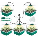 Nouveau 5 pi�ces kit mini serre pour plantes avec lumi�re solaire � spectre complet bote de culture pour ...