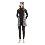 Nouveau burkini et maillot de bain ecelen pour femmes musulmanes - maillot de bain à capuche imprimé ... Nouveau burkini et maillot de bain ecelen pour femmes musulmanes - maillot de bain à capuche imprimé ...