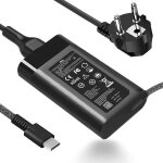Nouveau chargeur dordinateur portable usb c slim 65w pour hp spectre x360 envy x360 elitebook x360 chromebook ...