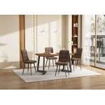 Nouveau eco - friendly material dining group (set de 5) table � manger avec 4 chaises table � manger ...