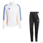 Jogging - adidas - aerodry - blanc - respirant - manches longues