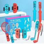 Accessoires de sport - switch - pack 10 en 1 - compatible switch / oled - idal pour jeux de sport