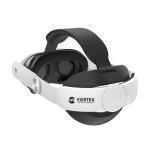 Sangle vortex vr elite pour meta quest 3s / quest 3 sangle de t�te ajustable avec molette et coussinet ...