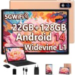 Nouvelle 2025 tablette 10 pouces android 14 avec 22go ram + 128go rom(tf / 2to)tablette tactile avec ...