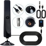 Nouvelle antenne tv intrieure puissante hd avec amplificateur de signal  gain lev360rception longue ...