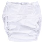Nouvelle couche lavable pour adulte en tissu rglable et ultra absorbante (blanc)