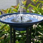 Nouvelle fontaine solaire 15 w pour bain doiseaux dcoration de jardin dcoration de jardin fontaine ...