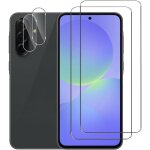Compatible samsung galaxy a36 - pack de 4 films vitre verre tremp� : 2 pour �cran et 2 pour lobjectif ...