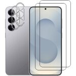 Novago compatible samsung galaxy s25 5g - pack de 4 films vitre verre tremp 2 vitre pour cran et 2 ...