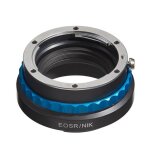 Novoflex bague dadaptation objectif compatible avec nikon f sur boîtier canon eos r - eosr / nik Novoflex bague dadaptation objectif compatible avec nikon f sur boîtier canon eos r - eosr / nik