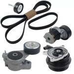 Nsgmxt courroie stri�e + tendeur + pompe � eau pour vw audi seat skoda 1. 4 03c121004d 03c121004e 03c121004j ...