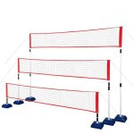 Nt0300 filet multifonction 3 en 1 pour badminton tennis et volley - ball couverture complte nils