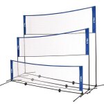 Nt7111 filet multifonction 3 en 1 pour badminton tennis et volley - ball couverture complète nils Nt7111 filet multifonction 3 en 1 pour badminton tennis et volley - ball couverture complète nils