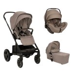 Nuna - poussette trio mixx next + si�ge auto arra flex + nacelle mixx next cedar