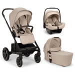 Nuna - poussette trio mixx next + si�ge auto pipa next + nacelle mixx next biscotti